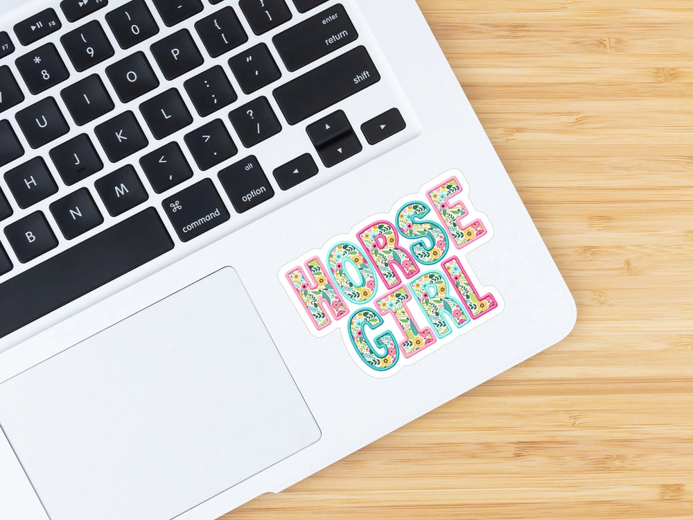 Horse Girl Glossy Waterproof Sticker - Equine Exchange Tack Shop