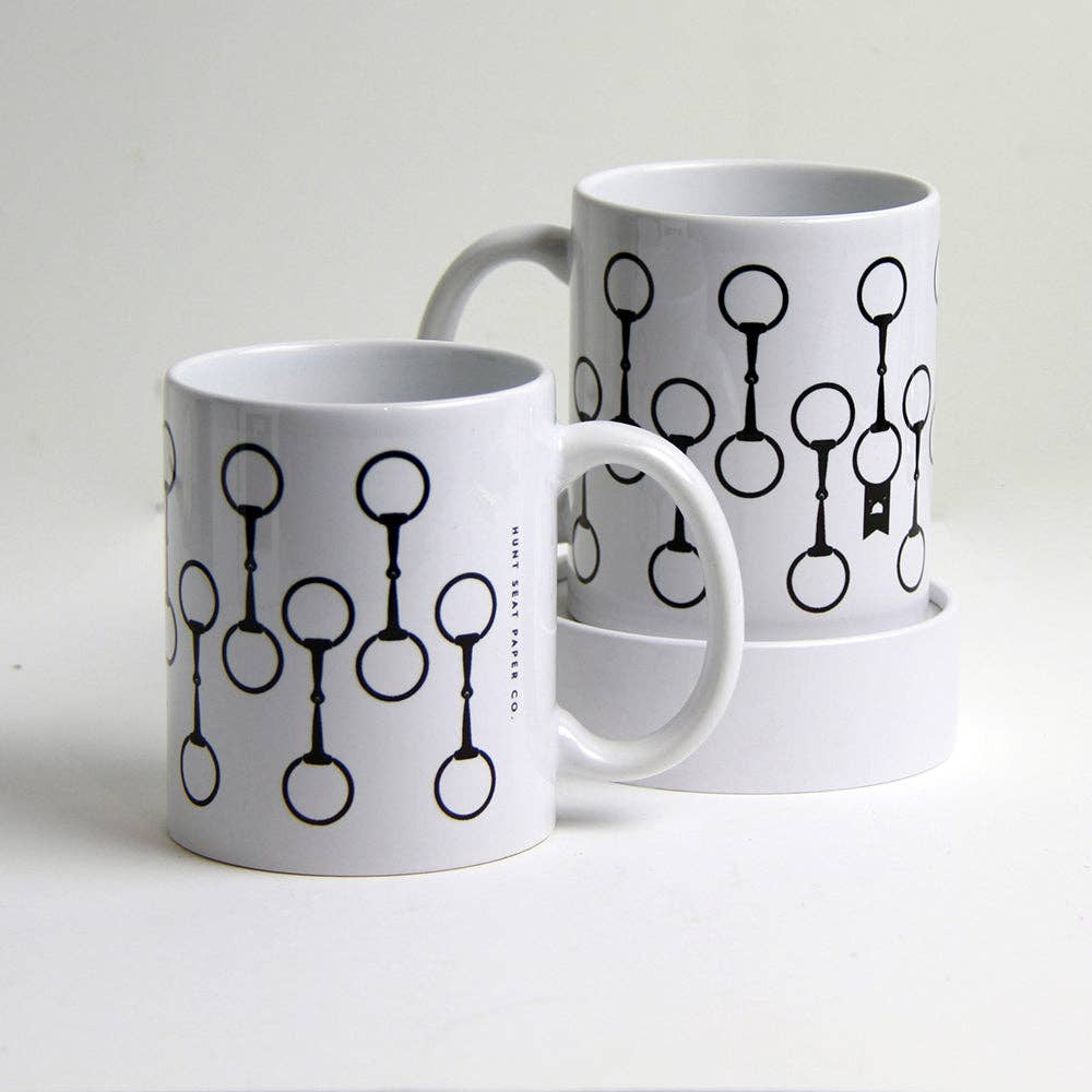 Snaffle Coffee Mug - Equine Exchange Tack Shop