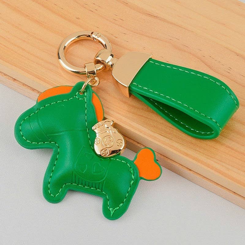Cute Leather Pony Keychain Pendant - Equine Exchange Tack Shop