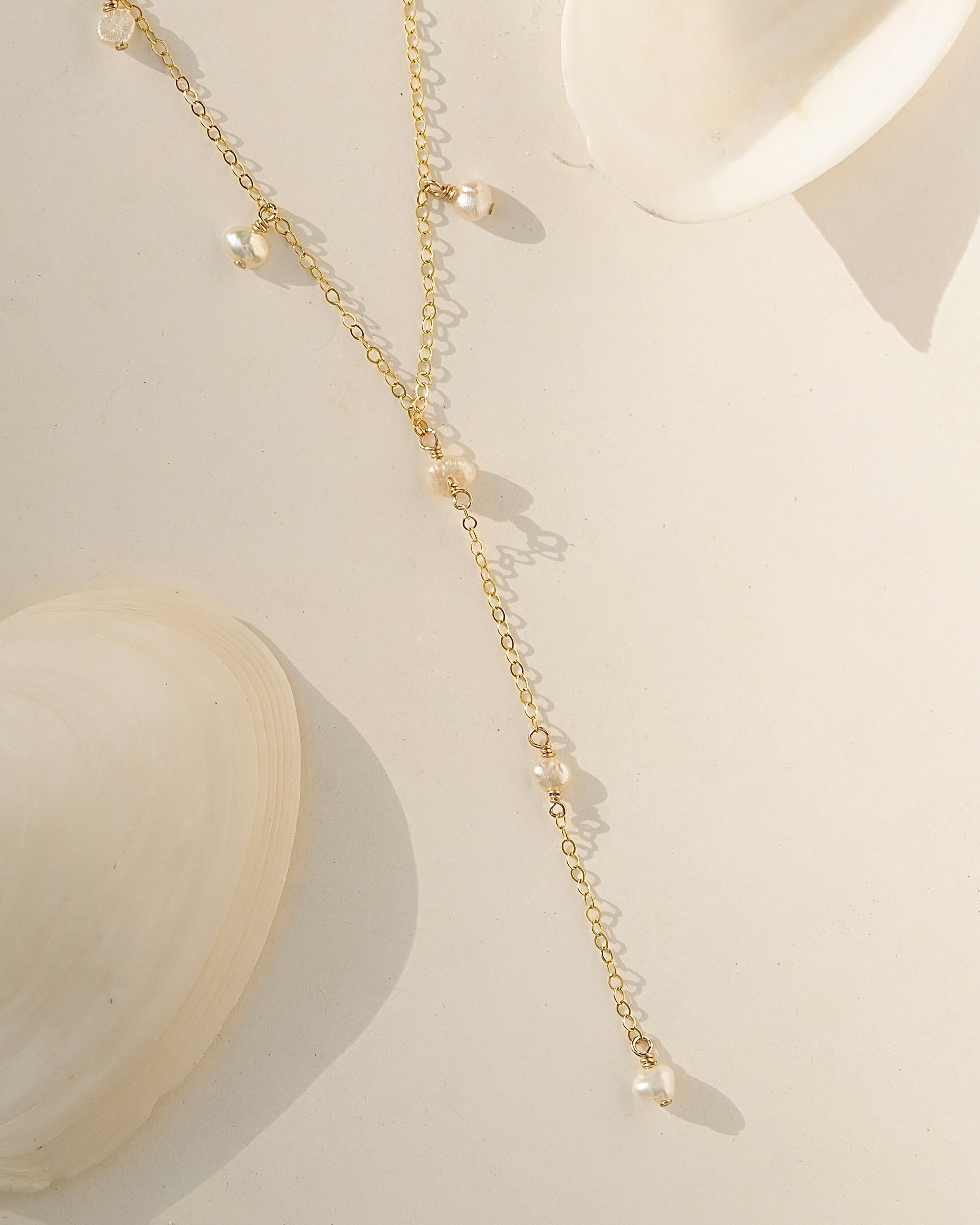 Pearl Drop Lariat