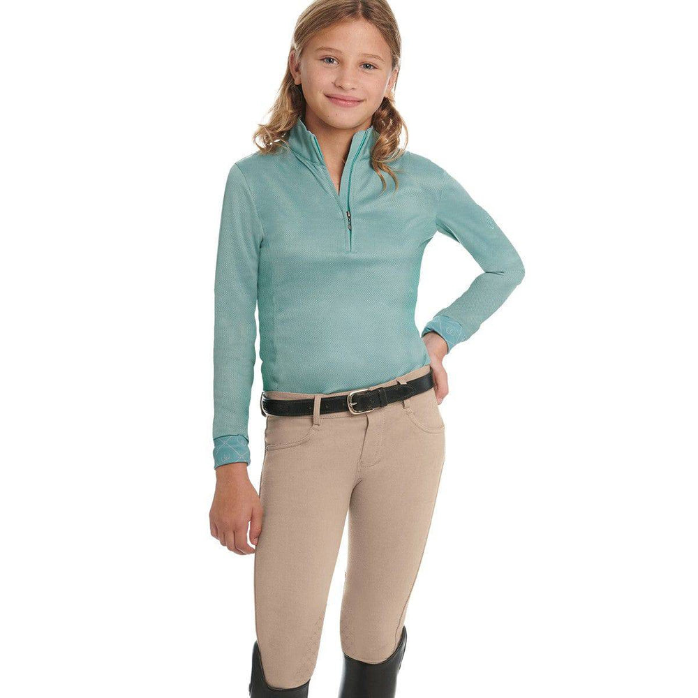 Ovation® SoftFlex GripTek Knee Patch Breech- Child's - Equine Exchange Tack Shop