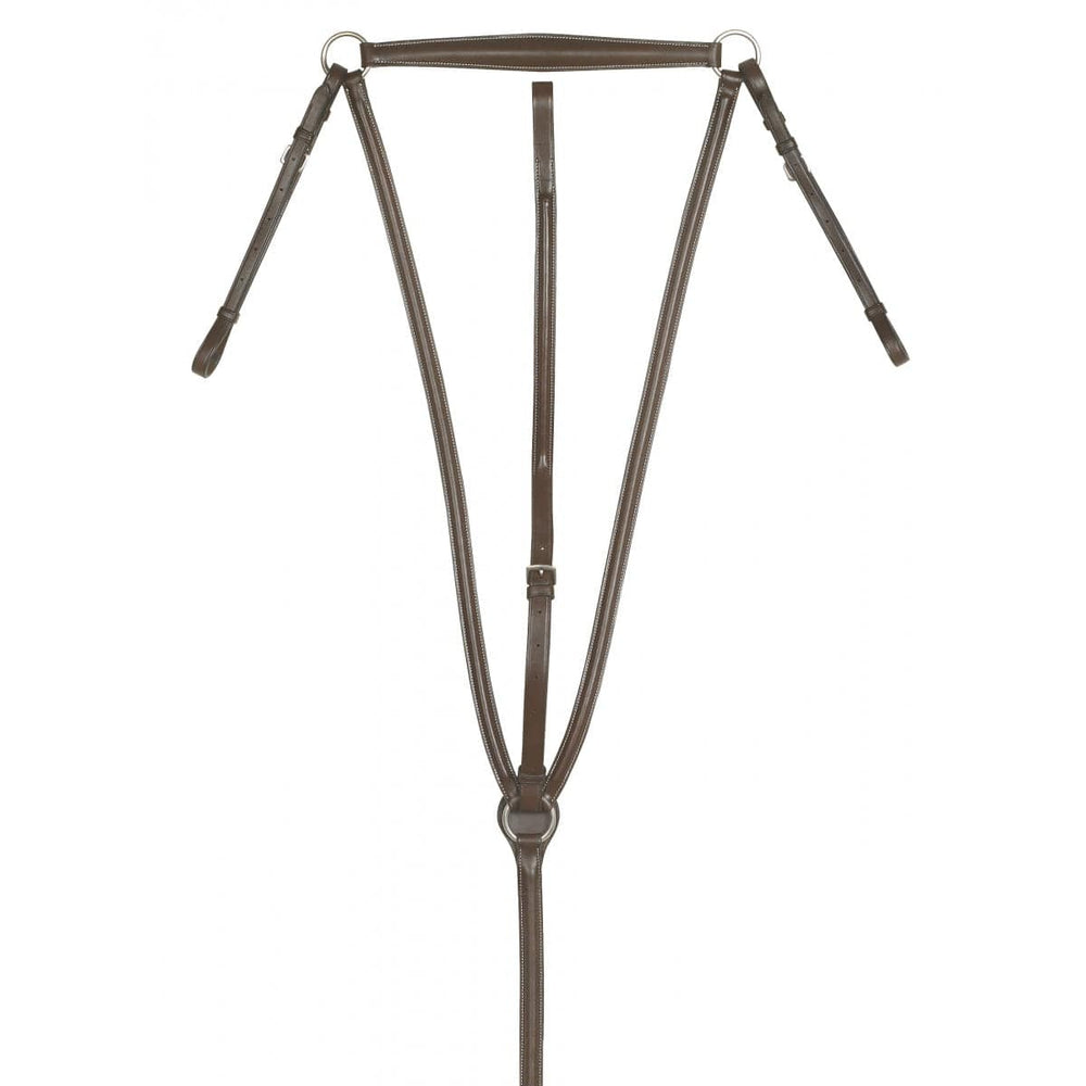Ovation® Elite Collection- 3-Point Raised Breastplate with Standing Martingale Attachment - Equine Exchange Tack Shop