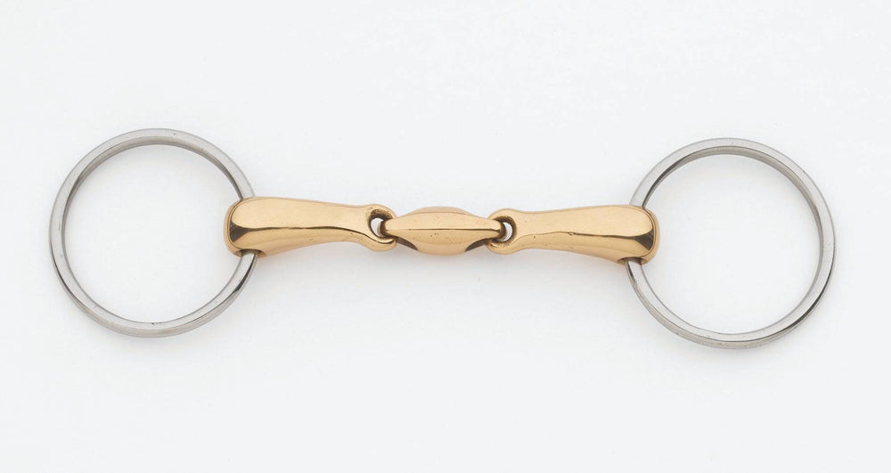 Ovation Curve Copper Oval Mouth Loose Ring - Equine Exchange Tack Shop
