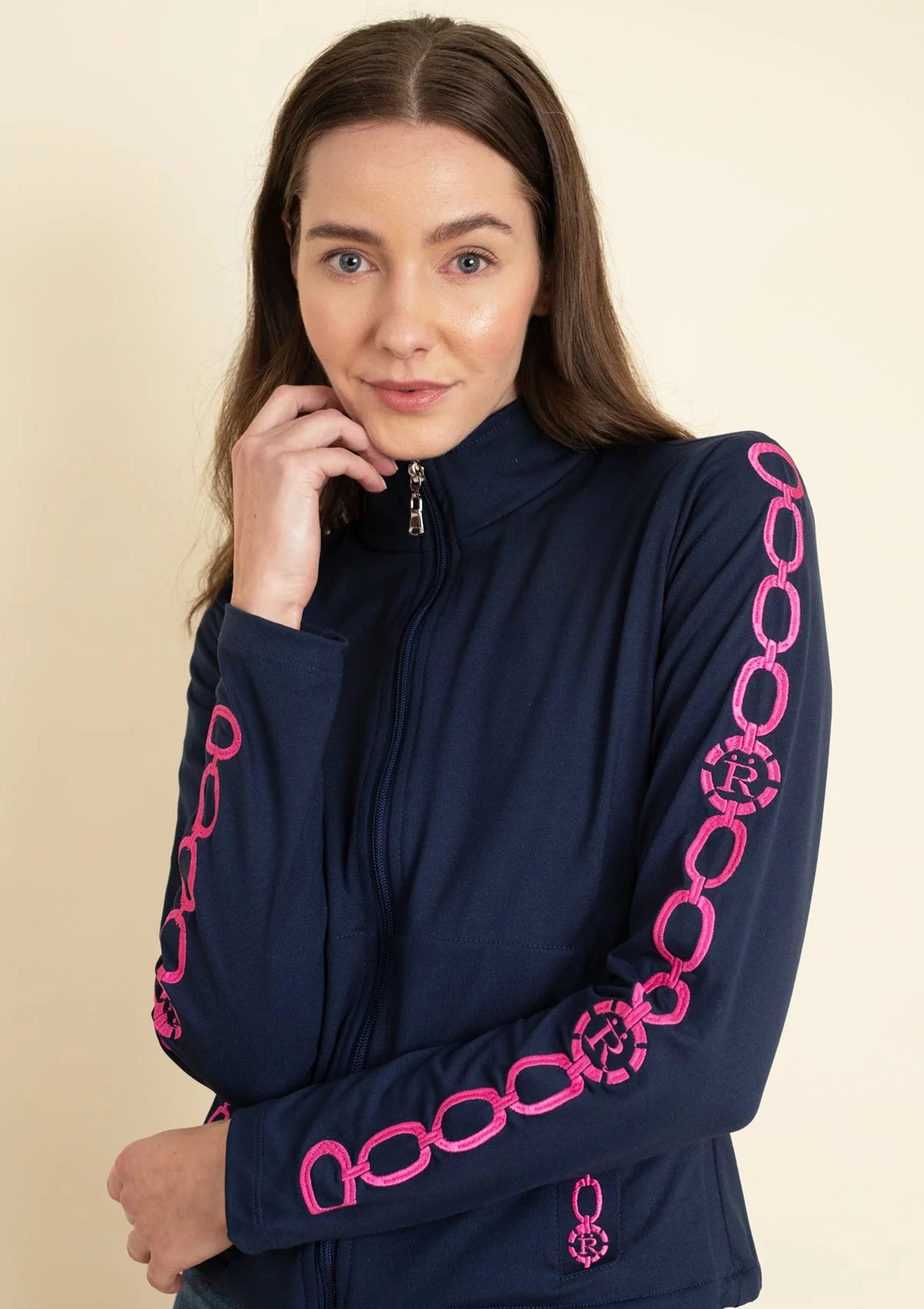 Equus Embroidered Zip Jacket  