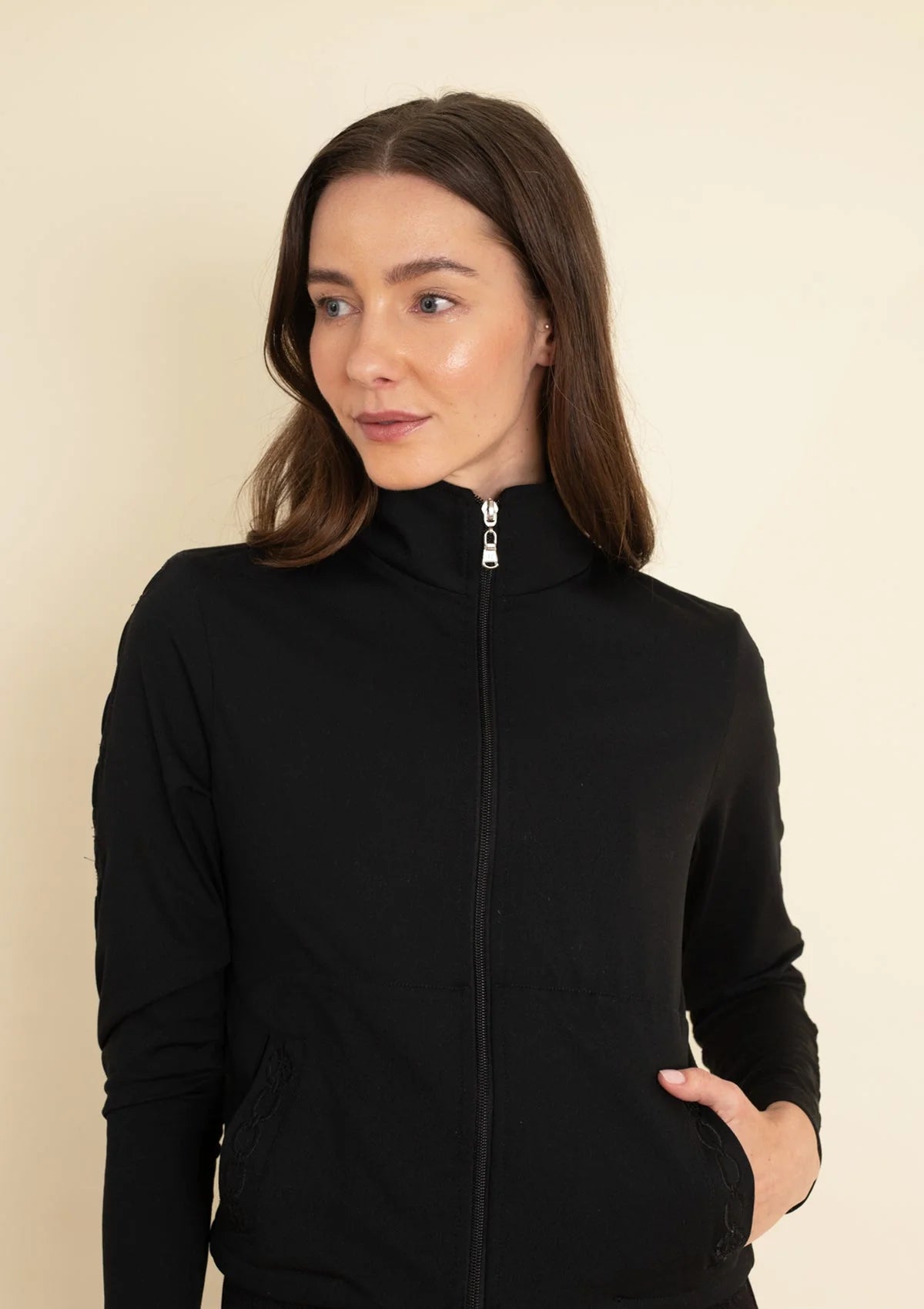 Equus Embroidered Zip Jacket  