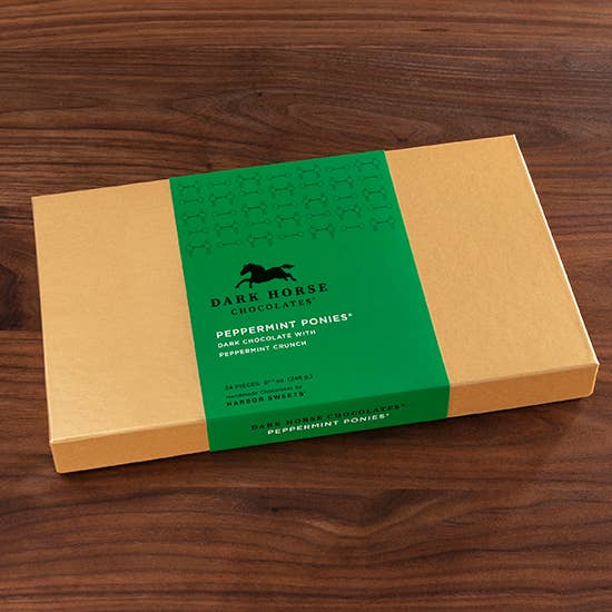 Dark Chocolate 16 Pcs Peppermint Ponies - Equine Exchange Tack Shop