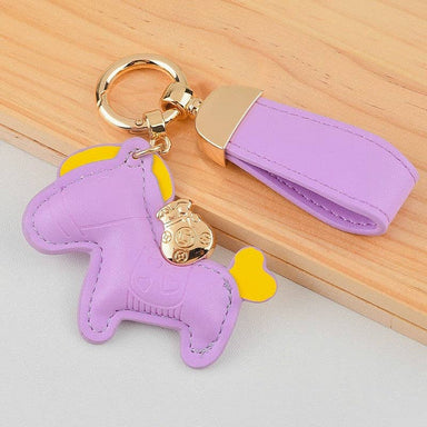 Cute Leather Pony Keychain Pendant - Equine Exchange Tack Shop