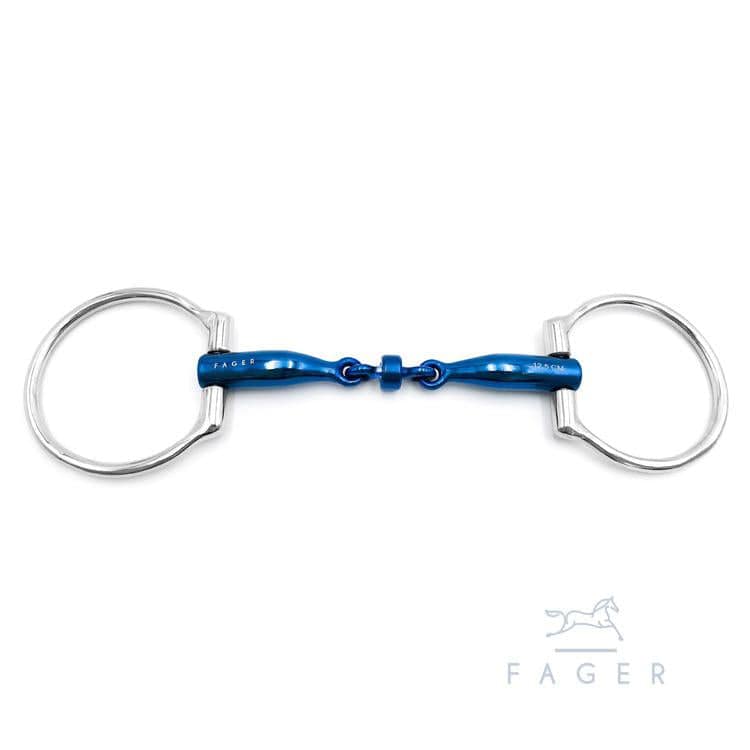Fager Bianca Titanium Fixed Rings - Equine Exchange Tack Shop