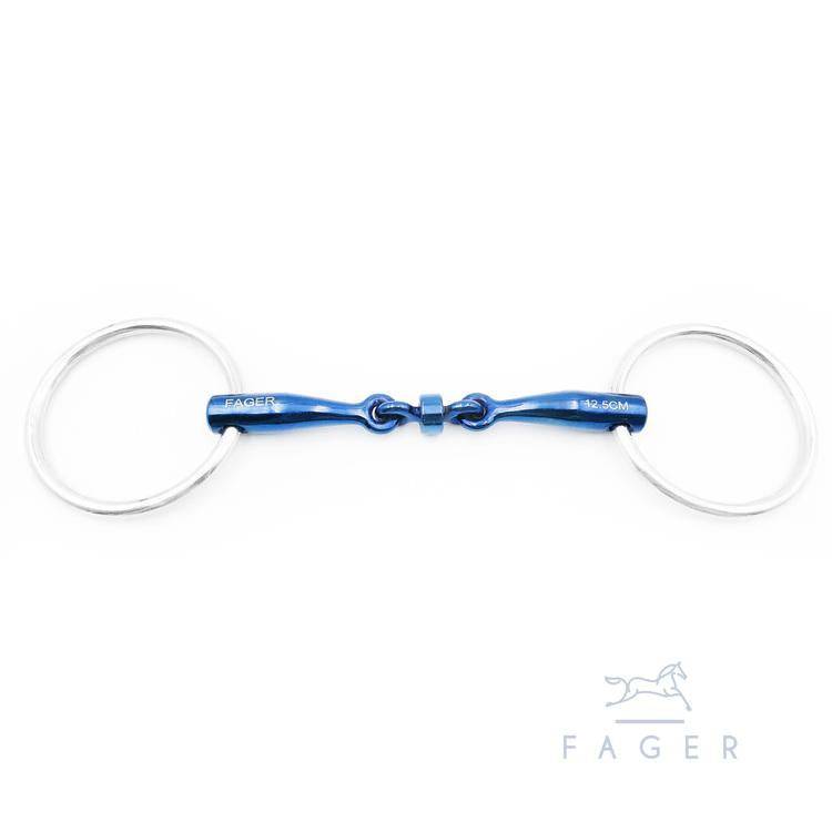 Fager Bianca Titanium Loose Rings - Equine Exchange Tack Shop