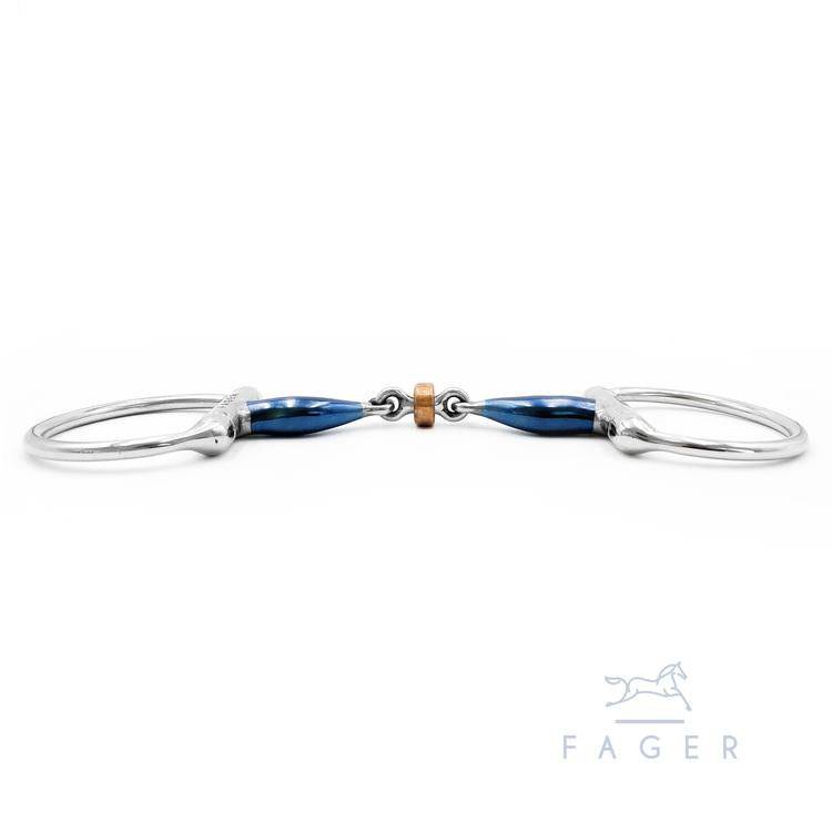 Fager Julia Sweet Iron FIxed Rings - Equine Exchange Tack Shop