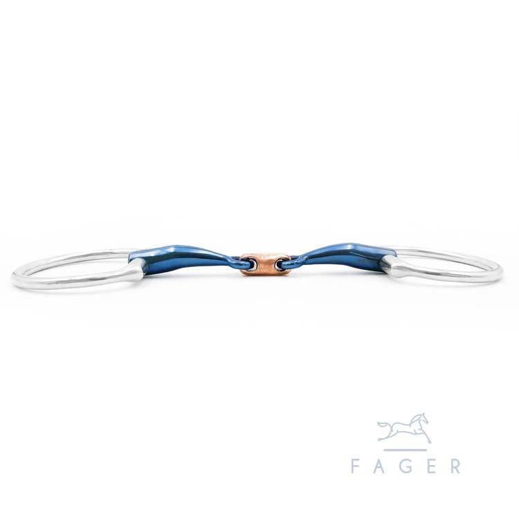 Fager Oscar Titanium Fixed Rings - Equine Exchange Tack Shop