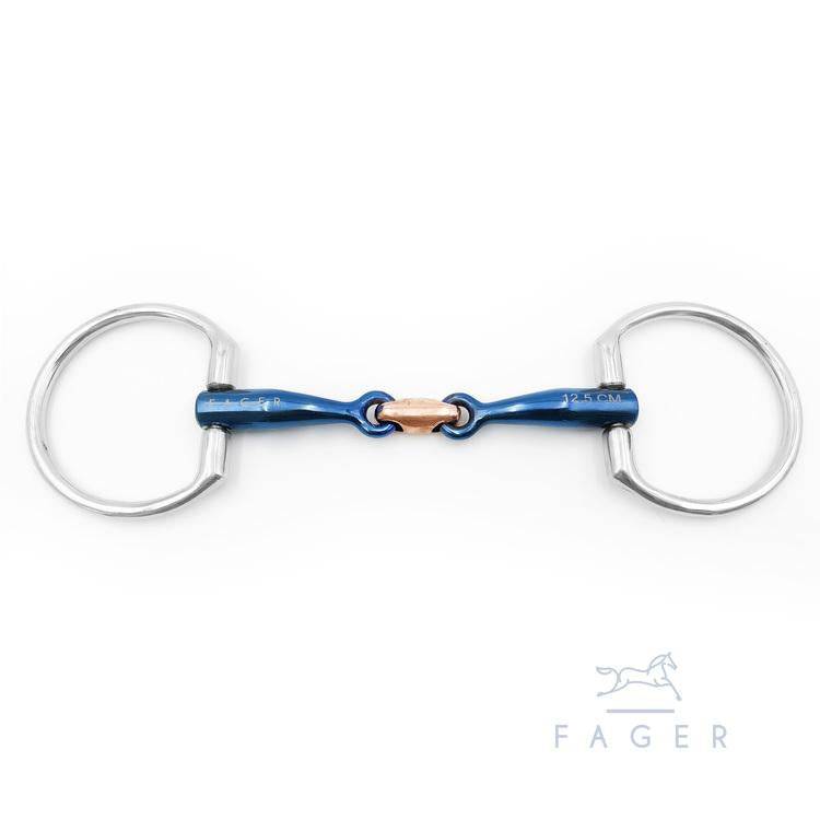 Fager Oscar Titanium Fixed Rings - Equine Exchange Tack Shop
