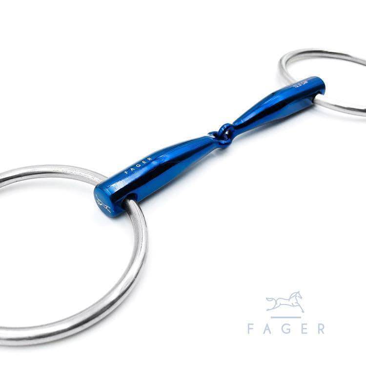 Fager Lilly Titanium Loose Rings - Equine Exchange Tack Shop