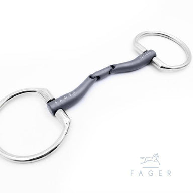 Fager Maria Titanium Double Jointed Fixed Rings - Equine Exchange Tack Shop