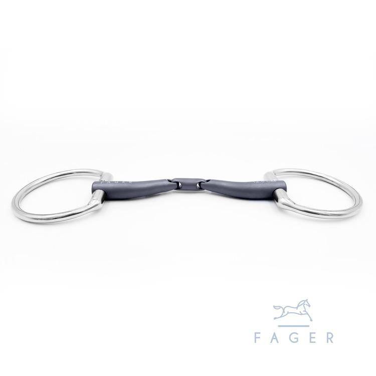Fager Maria Titanium Double Jointed Fixed Rings - Equine Exchange Tack Shop