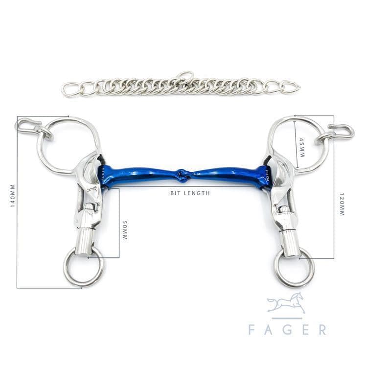 Fager Sabina Titanium FSS™ Single Jointed - Equine Exchange Tack Shop