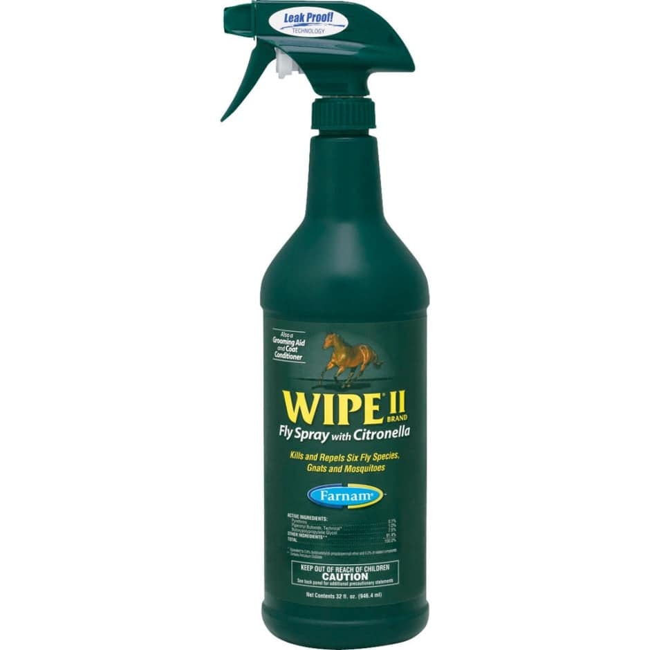 Wipe II Brand Fly Spray With Citronella - Equine Exchange Tack Shop