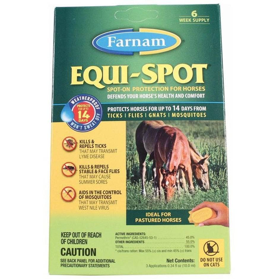 Equi Spot Spot-On Fly Control For Horses - 3 pk