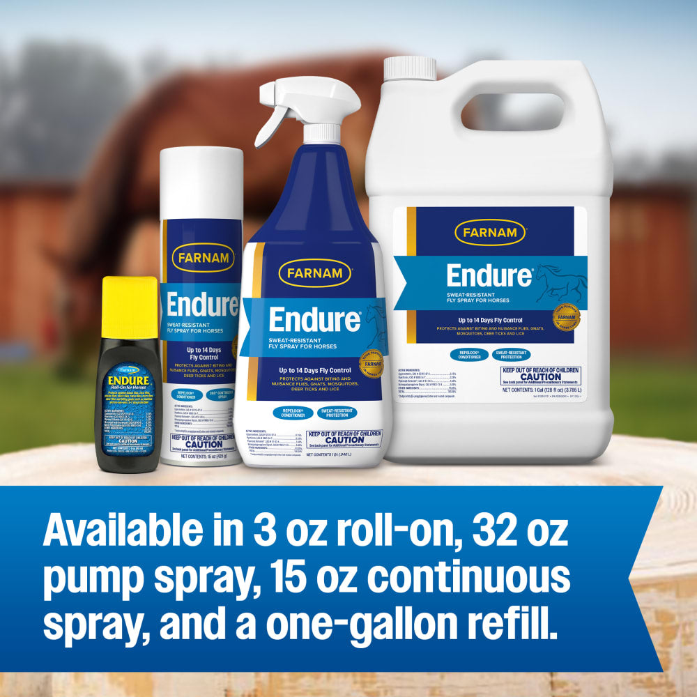 Endure® Sweat Resistant Fly Spray For Horses