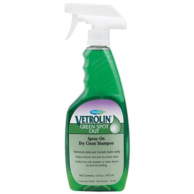 Vetrolin Green Spot Out Dry Clean Shampoo Spray - Equine Exchange Tack Shop
