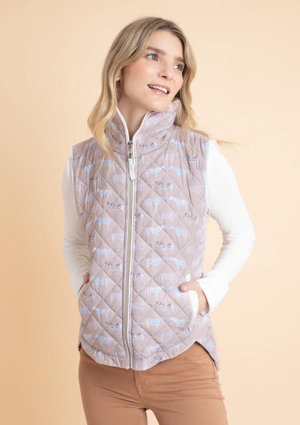 Florence Barn Vest | Victory Print