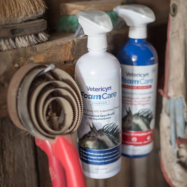 Vetericyn® FoamCare® Equine Medicated Shampoo