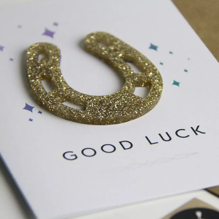 Hunt Seat Paper Co. Good Luck Charm Card