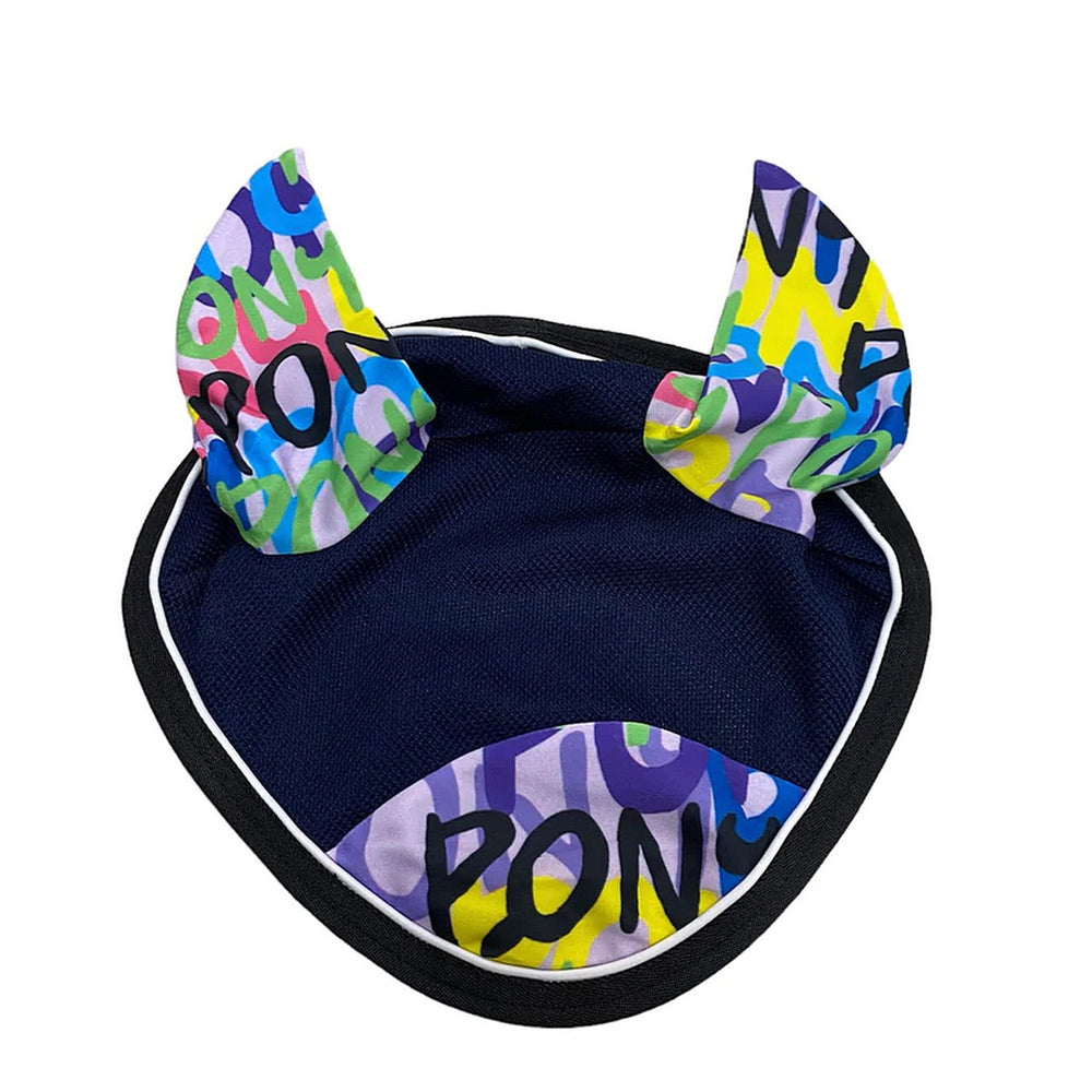 Belle & Bow Graffiti Pony Fly Bonnet - Equine Exchange Tack Shop