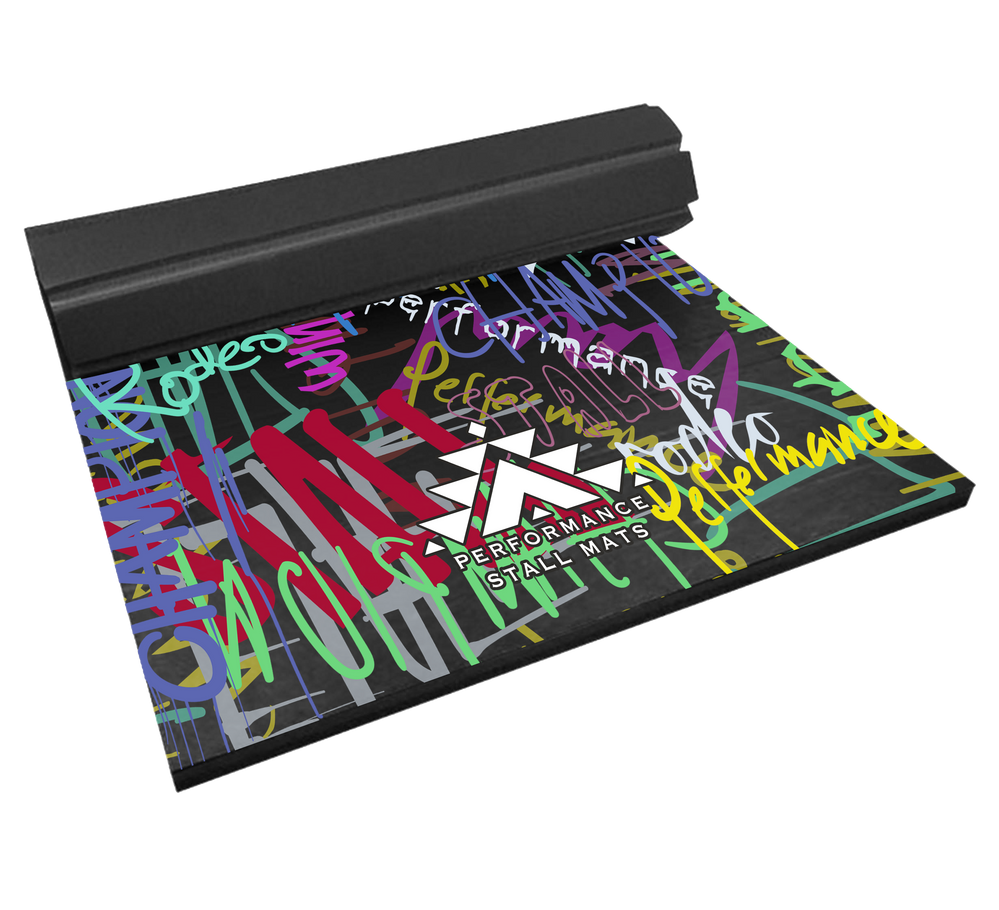 5x10ft Street Art Stall Mat - Equine Exchange Tack Shop