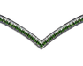Green Lily Browband - Equine Exchange Tack Shop