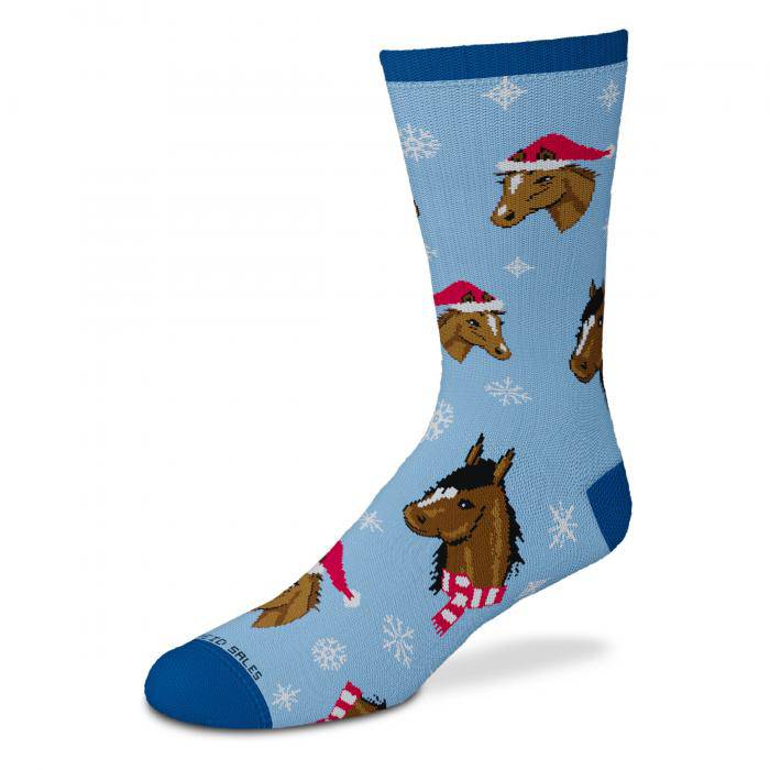 Cozy Holiday Horse Socks
