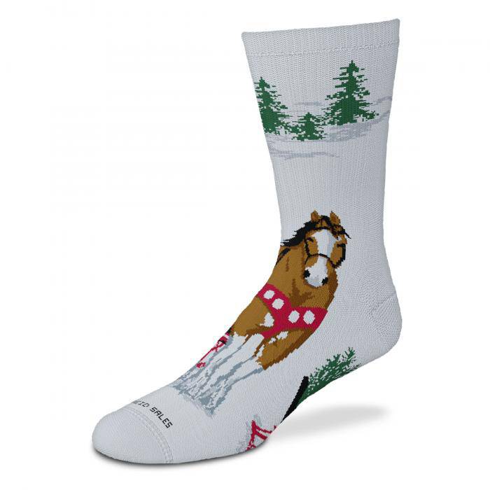 Winter Sleigh Clydesdale Socks