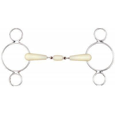 Happy Mouth 2-Ring Double Jointed Gag Bit - Equine Exchange Tack Shop