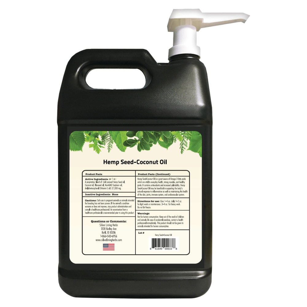 Hemp Seed-Coconut Oil for Horses - Equine Exchange Tack Shop