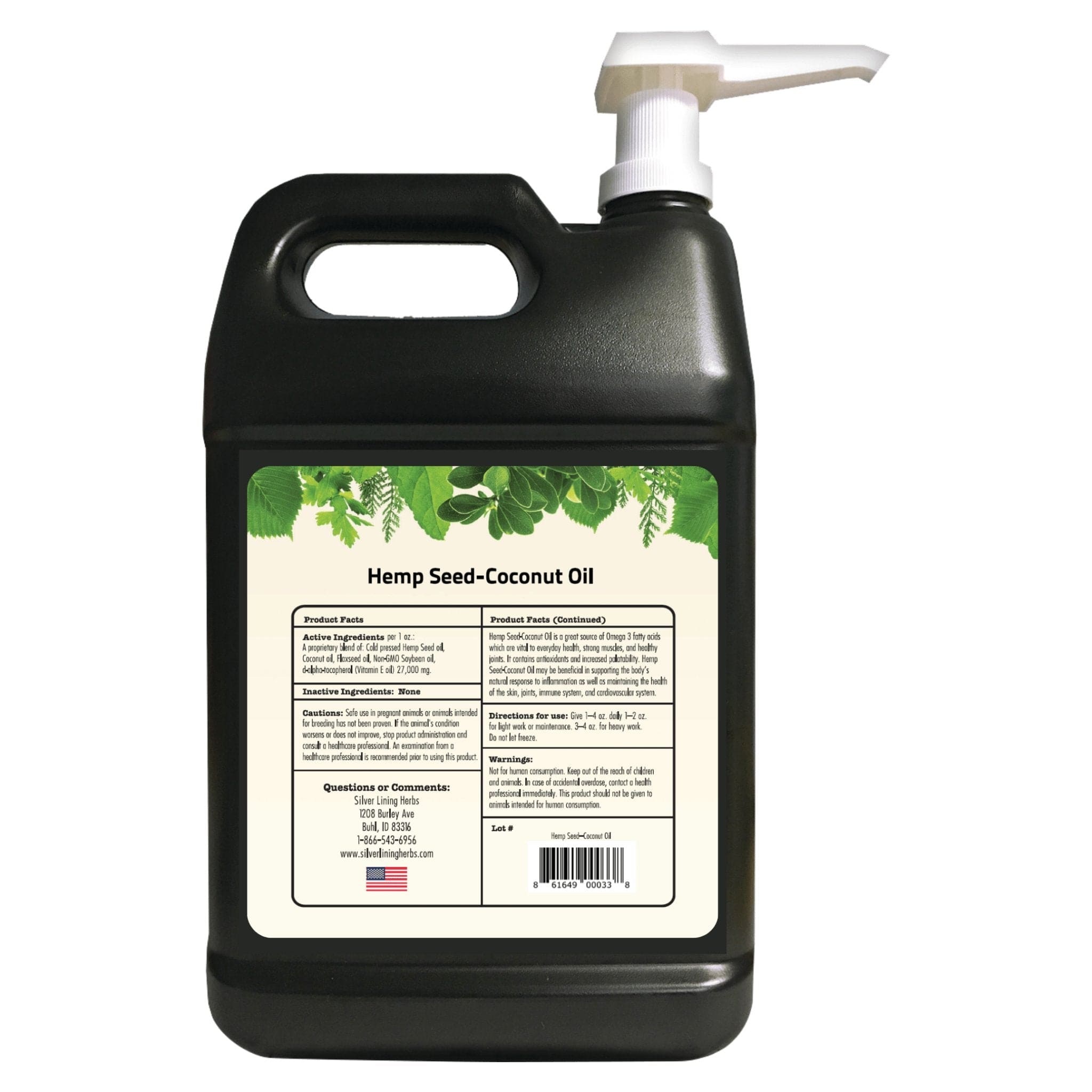 Hemp Seed-Coconut Oil for Horses - Equine Exchange Tack Shop
