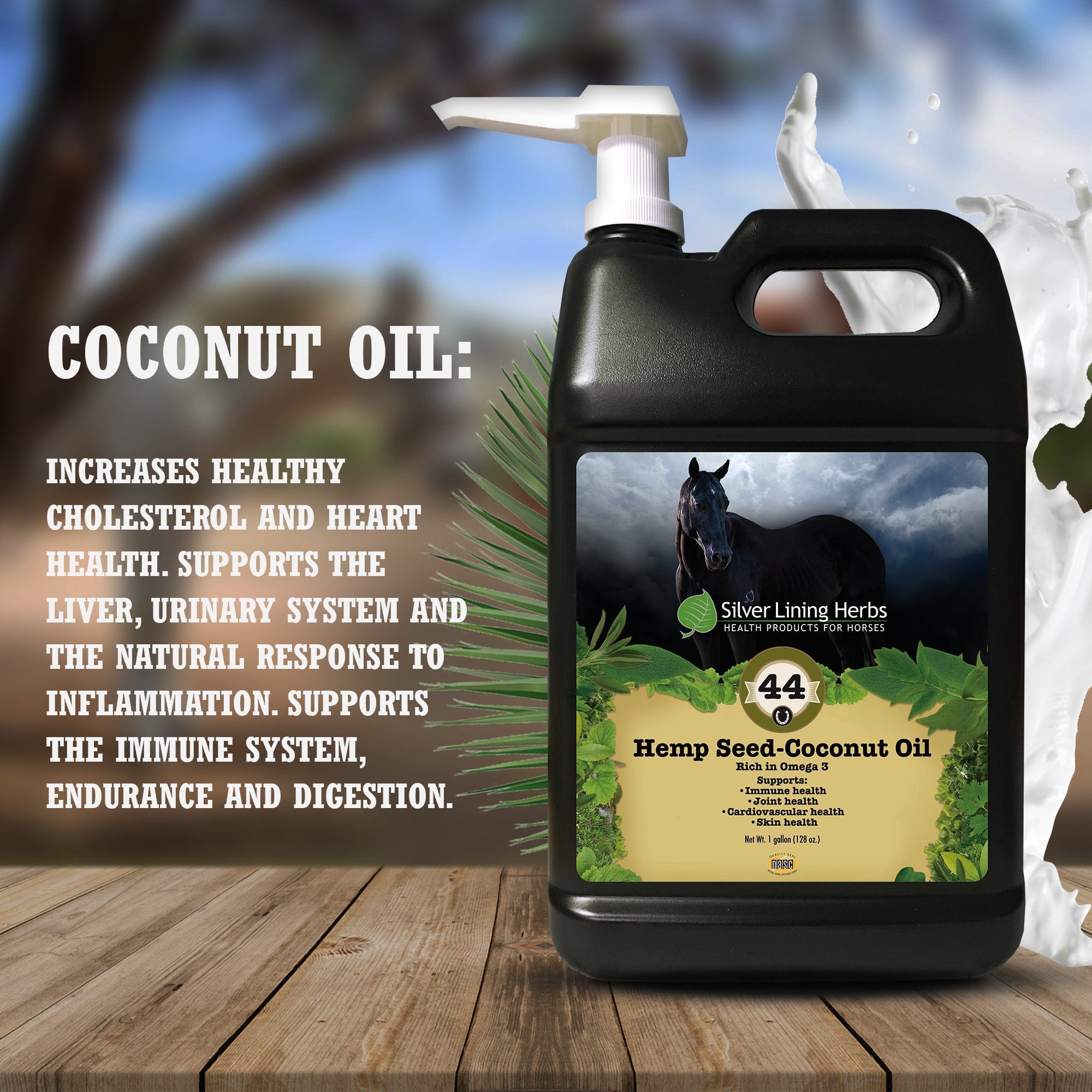 Hemp Seed-Coconut Oil for Horses - Equine Exchange Tack Shop