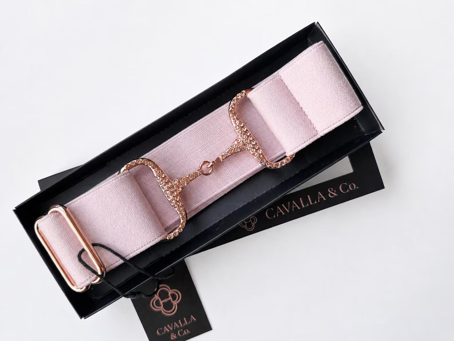 Cavalla Stretch Belt w/Snaffle Bit Buckle