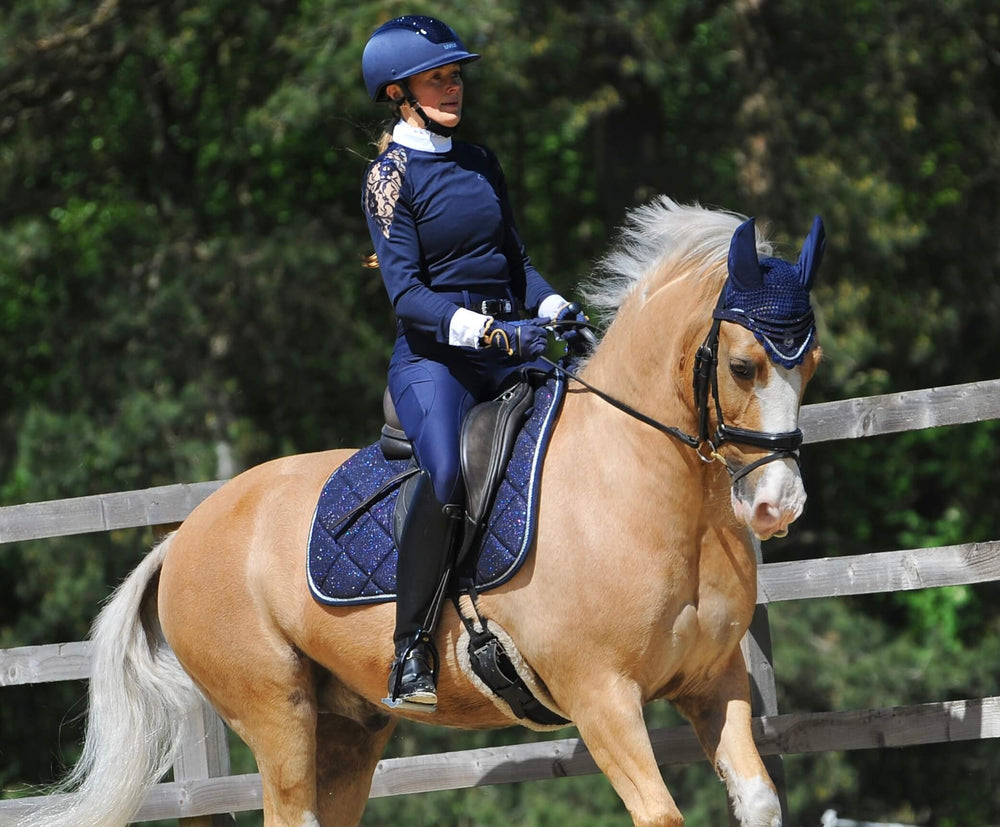 Deep Sapphire Fly Hat - Equine Exchange Tack Shop