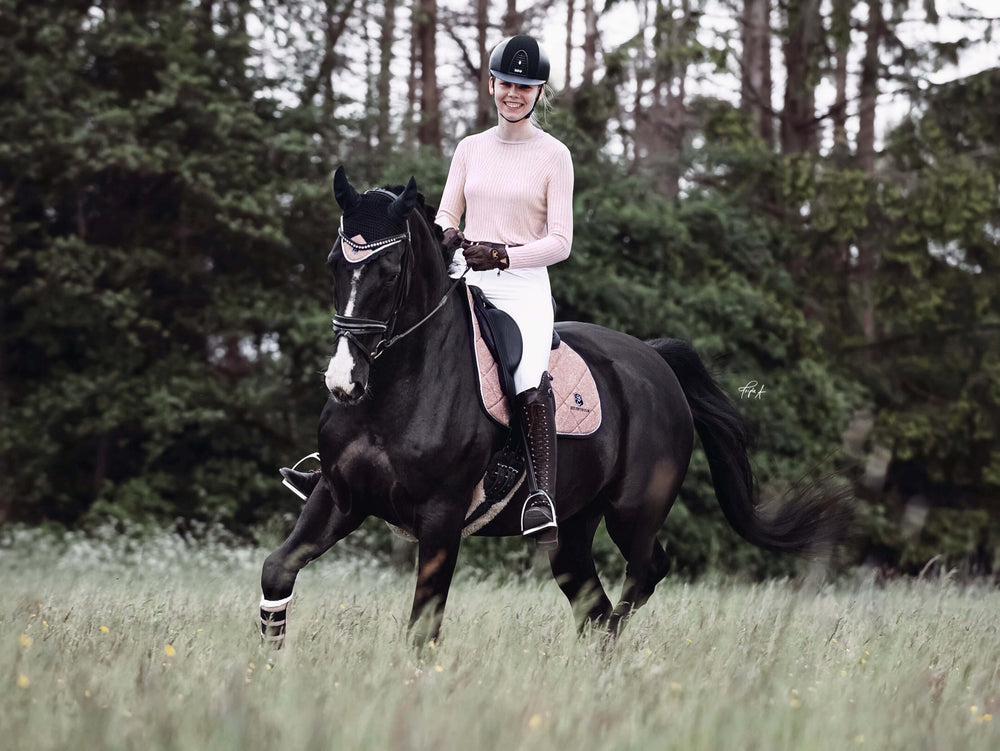 Rose Quartz Fly Hat - Equine Exchange Tack Shop