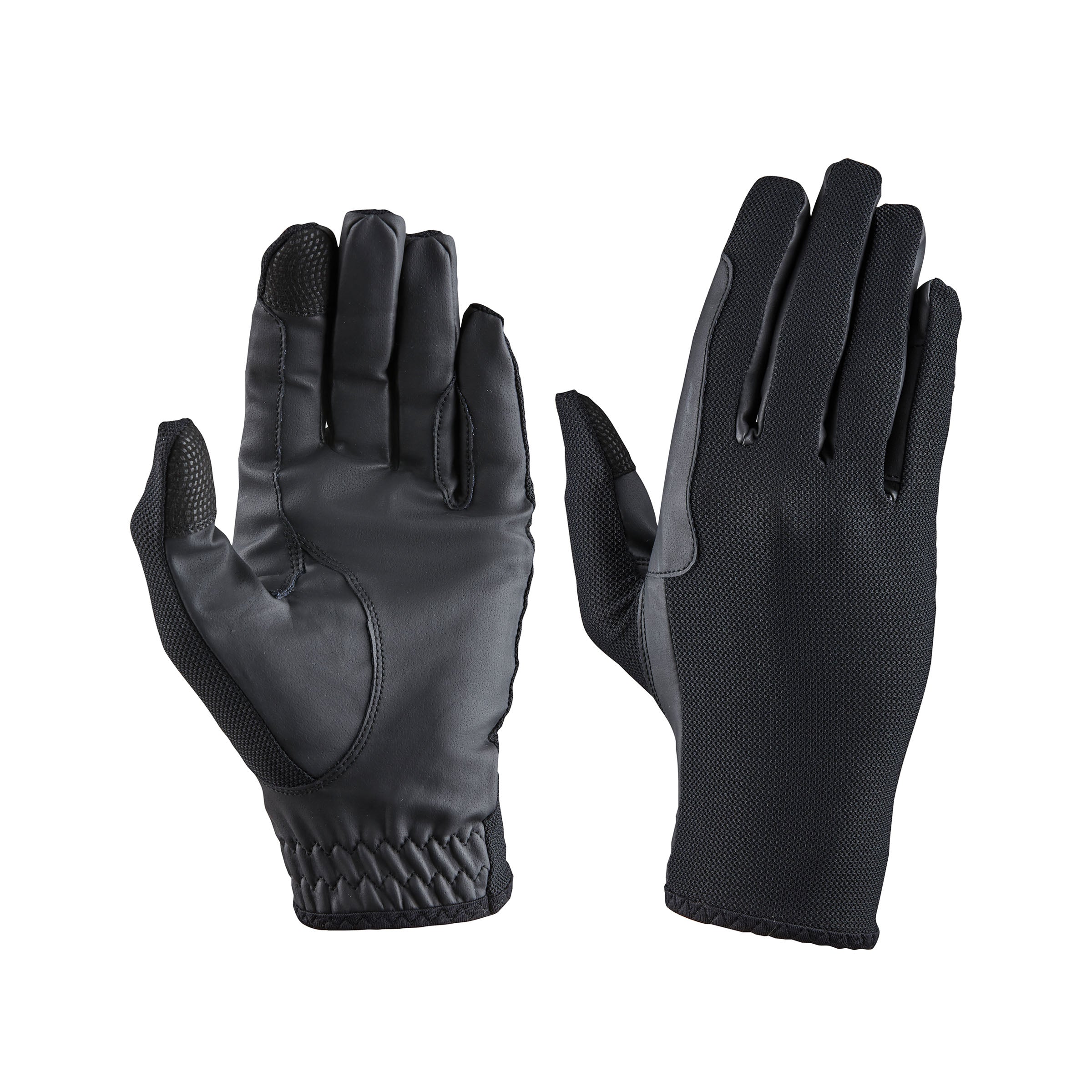 image_addtnl_1 - Black - Dublin Pull On Cool Mesh Riding Gloves - .jpg