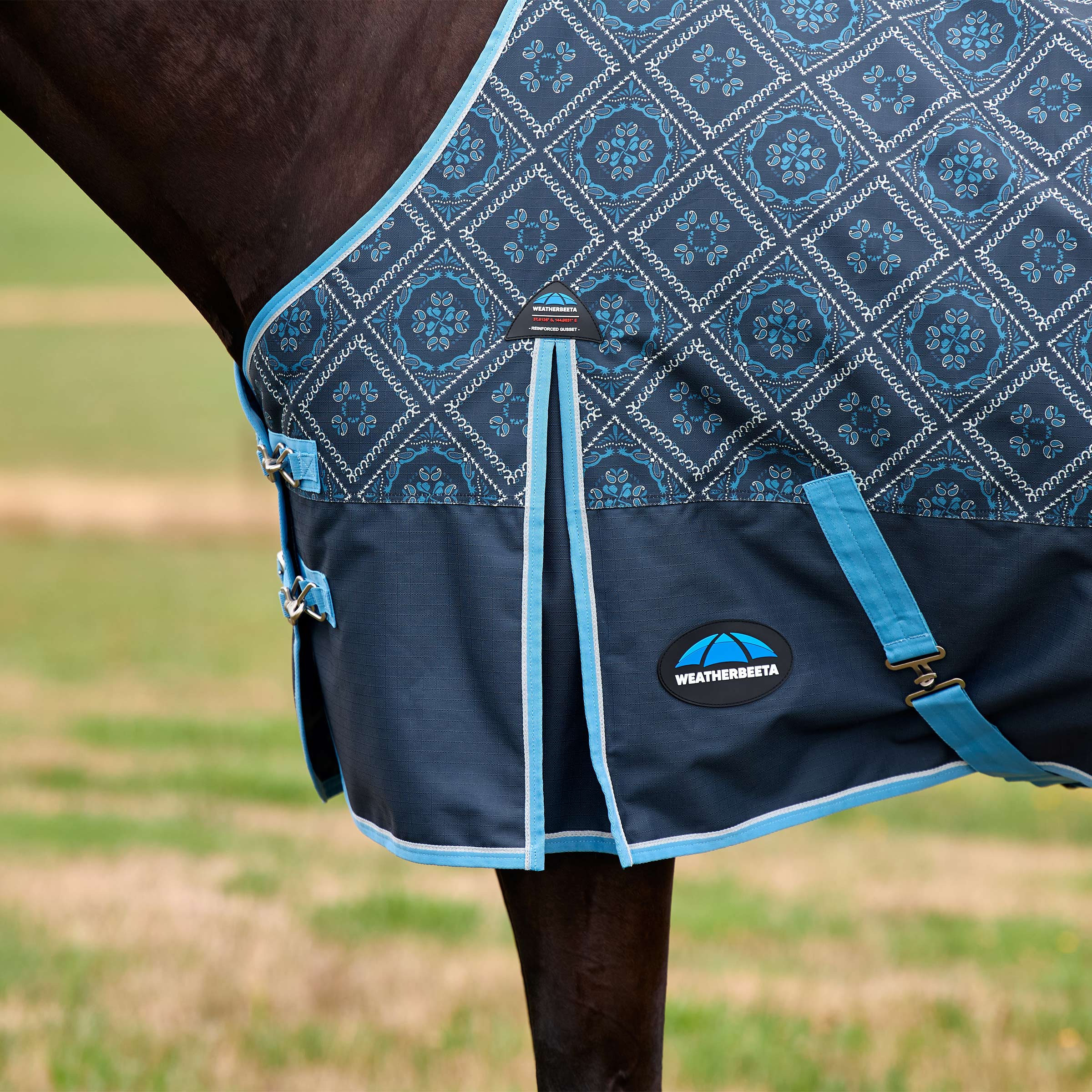 image_addtnl_3 - Paisley Print - WeatherBeeta ComFiTec Heritage Turnout 100G - .jpg