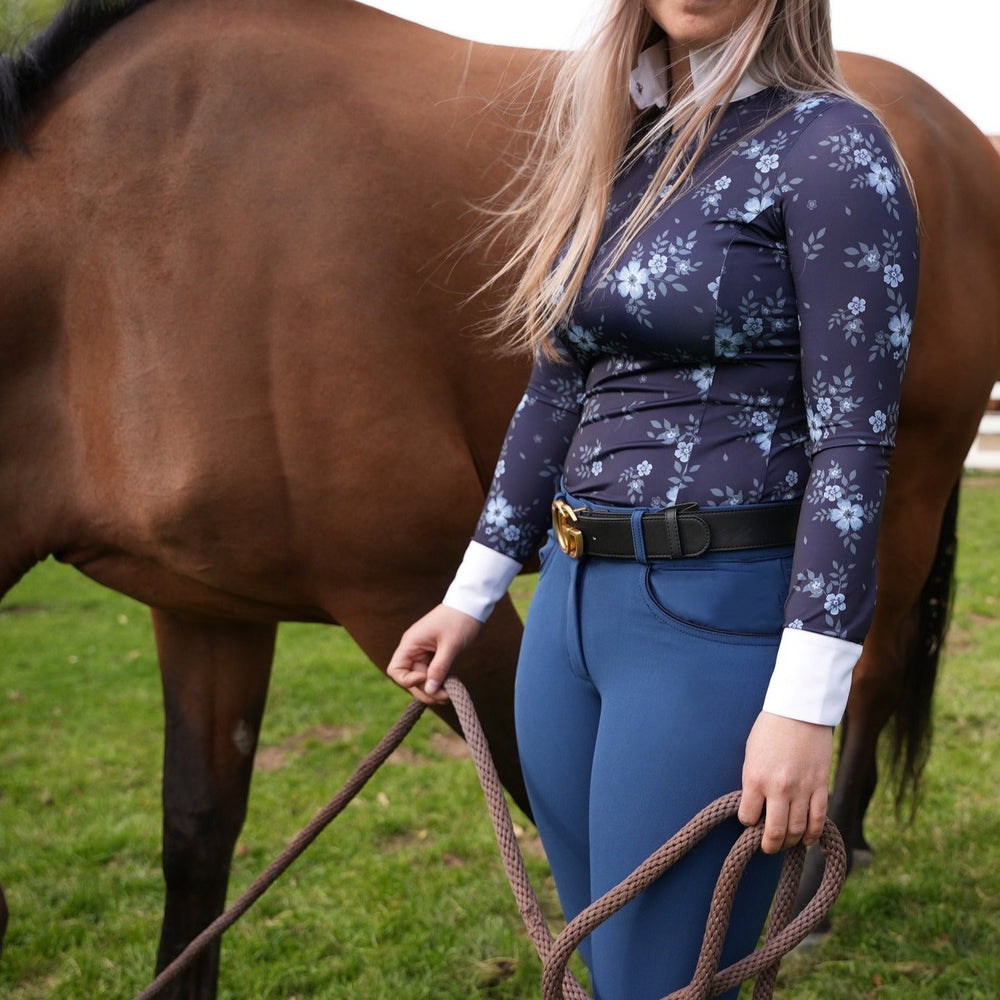 Courtney - Long Sleeve Women's Riding Shirt - Equine Exchange Tack Shop