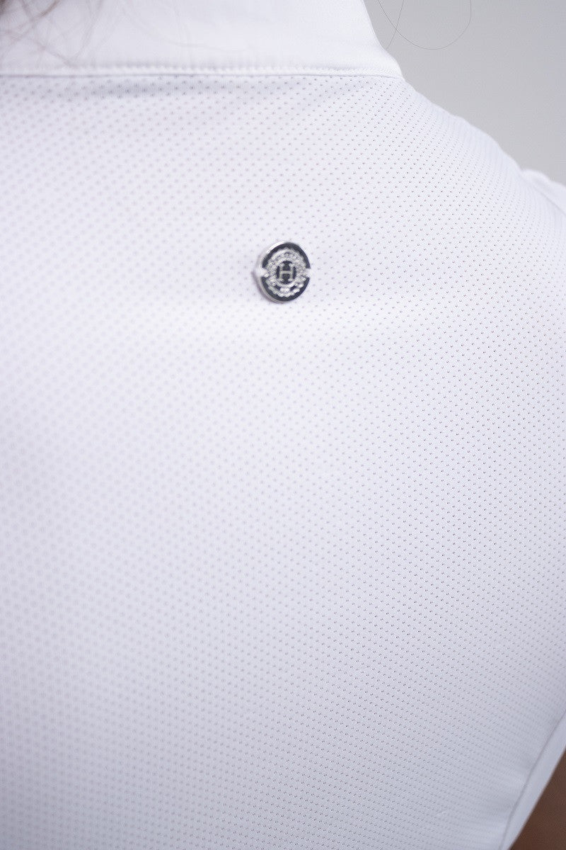 Paola - Long Sleeve Competion Shirt -White