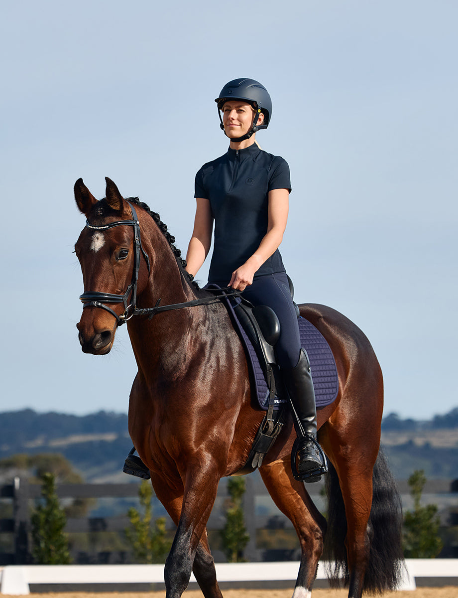 image_feature_1 - Black - Dublin Padded Mono Crown Patent Flash Bridle - .jpg