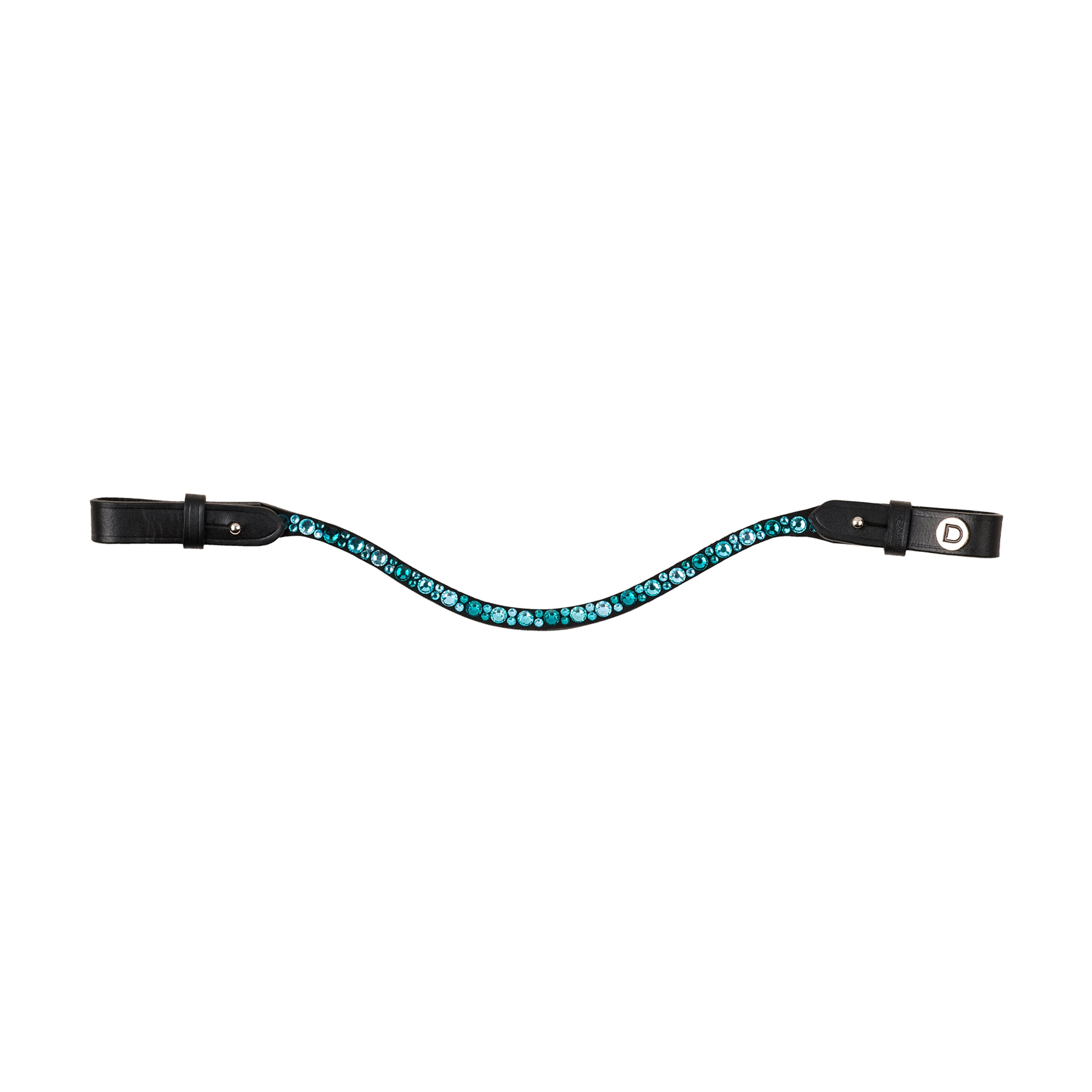 image_main - Aqua/Black - Dublin Ombre Diamante Browband - .jpg