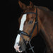 image_main - Black - Collegiate Mono Crown Padded Raised Flash Bridle - .jpg