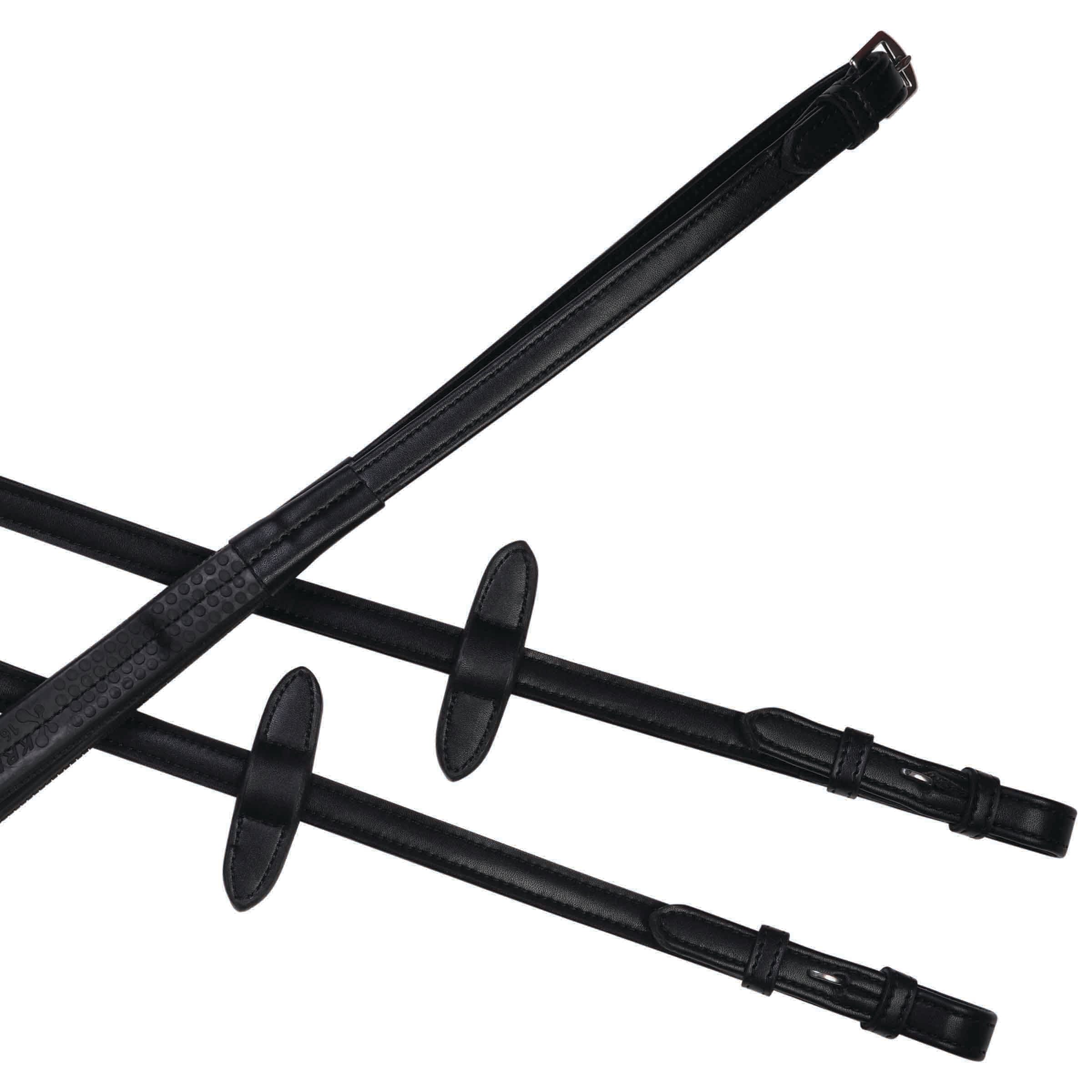image_main - Black - Collegiate Syntovia+ Rubber Reins - .jpg