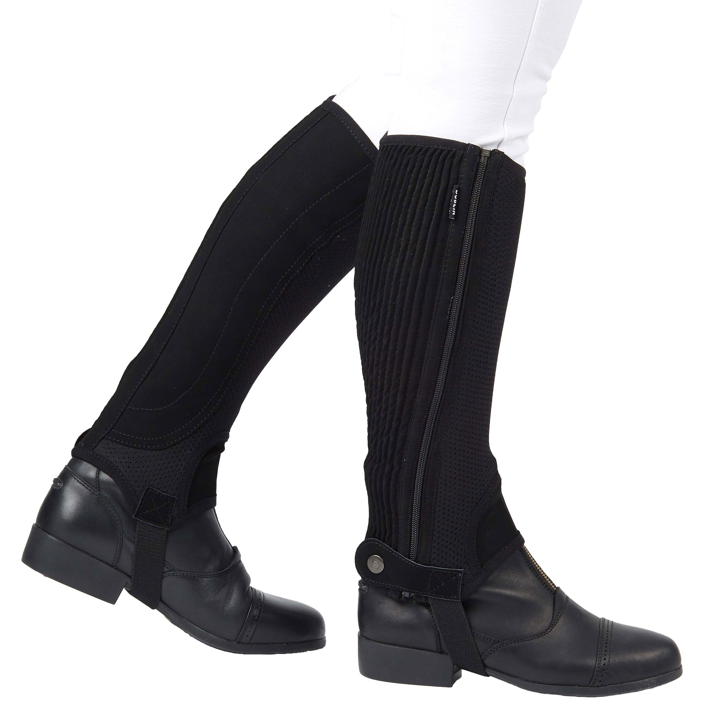 image_main - Black - Dublin Easy-Care Mesh Half Chaps II - .jpg