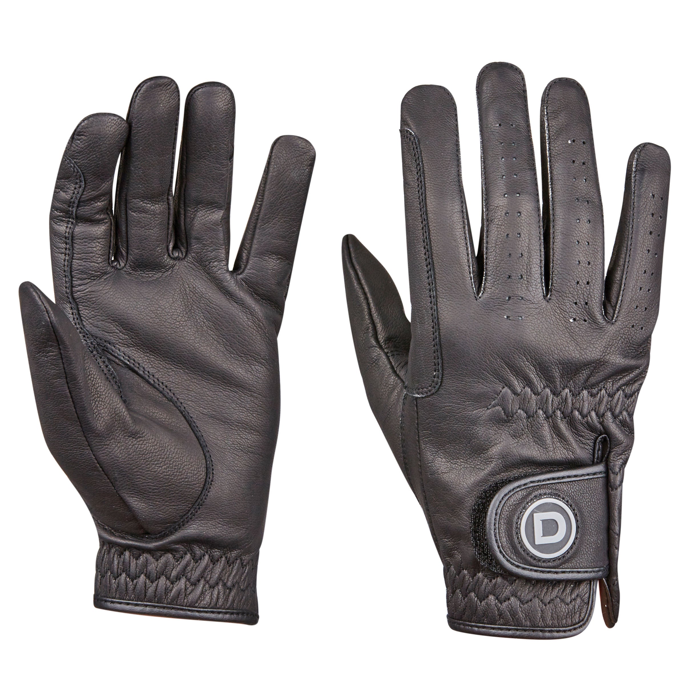 image_main - Black - Dublin Everyday Quality Leather Gloves - .jpg