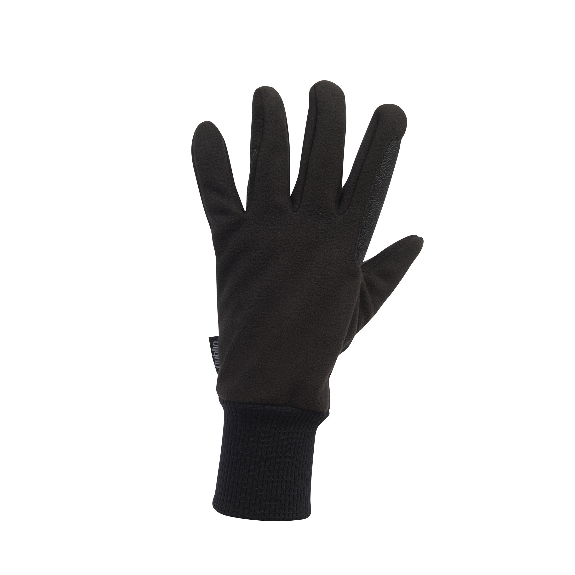 image_main - Black - Dublin Everyday Showerproof Polar Fleece Riding Gloves - .jpg